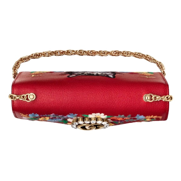 Gucci Small Linea Ricami Floral Embroidered Bag - Picture 3 of 8
